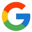 Google logo featuring a capital "G" in blue, red, yellow, and green segments on a white background.