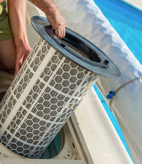 pool cartridge filter cleaning services near me